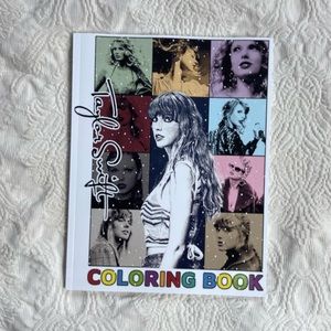 Taylor Swift coloring book.